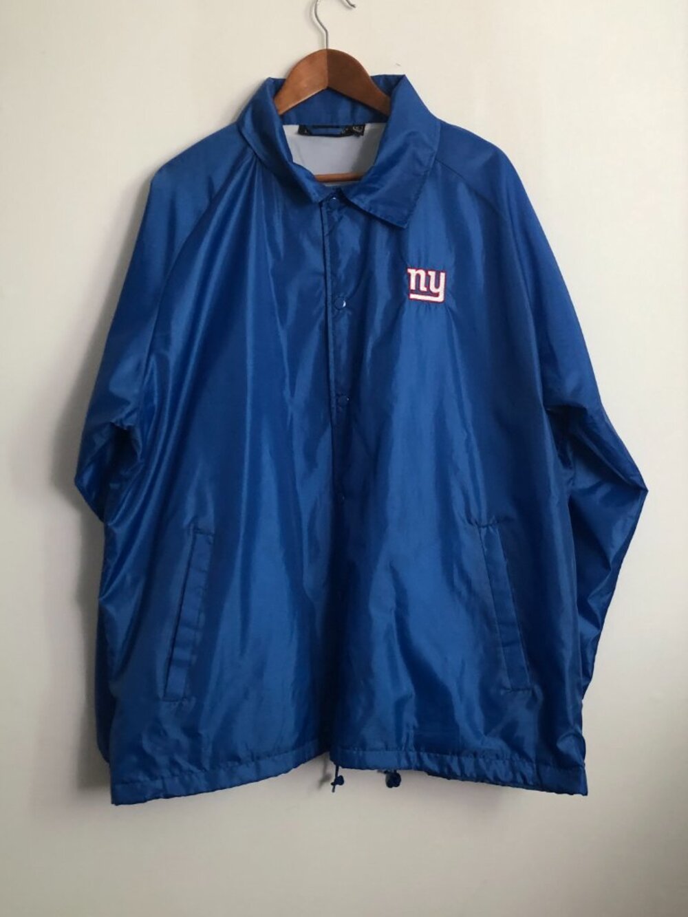 Men’s New York Giants Coaches Windbreaker Jacket NFL size XL